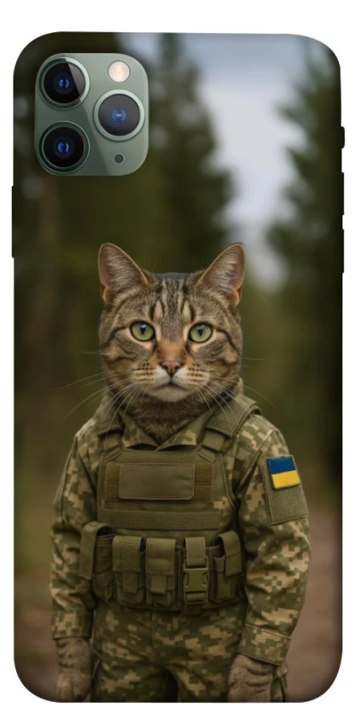 Чехол на Apple iPhone 11 Pro Max (6.5") Кот защитник фото 1 из 1
