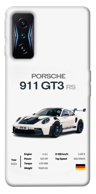 Чехол на Xiaomi Poco F4 GT Porsche 911 GT3 фото 1 из 1