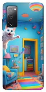 Чохол на Samsung Galaxy S20 FE crazy cat фото 1 з 1