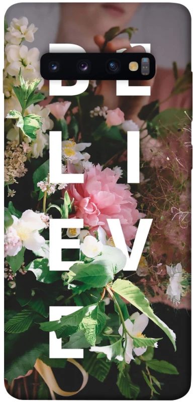 Чехол на Samsung Galaxy S10+ Believe фото 1 из 1