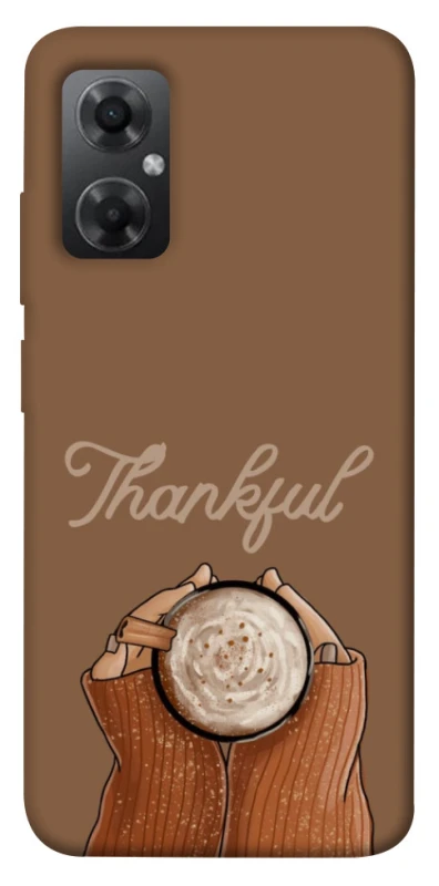 Чохол на Xiaomi Redmi Note 11R Thankful coffee фото 1 з 1