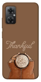 Чохол на Xiaomi Redmi Note 11R Thankful coffee фото 1 з 1