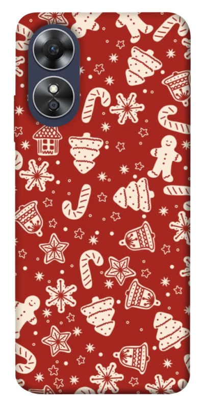 Чехол на Oppo A17 Новогодний v3 фото 1 из 1