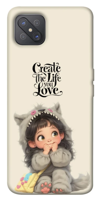 Чохол на Oppo A92s Create the life you love фото 1 з 1