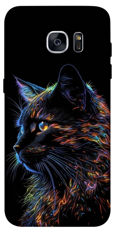 Чехол на Samsung G935F Galaxy S7 Edge Черный кот фото 1 из 1