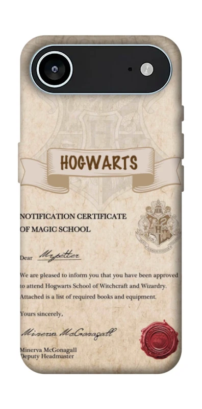 Чехол на Apple iPhone 17 Air (6.5") The Hogwarts acceptance letter фото 1 из 1