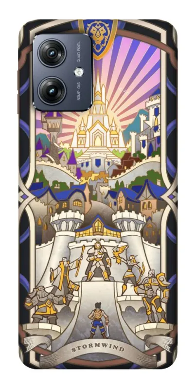 Чехол на Motorola Moto G54 WOW forever stormwind фото 1 из 1