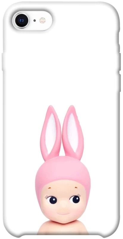 Чехол на Apple iPhone SE (2020) Minimal Bunny Peek фото 1 из 1
