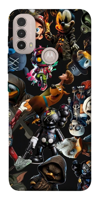 Чехол на Motorola Moto E40 Cartoons фото 1 из 1