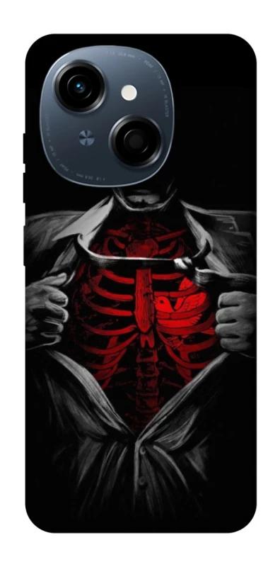 Чехол на TECNO Spark Go 1 Skeleton Heart фото 1 из 1