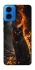 Чохол на Motorola Moto G45 Вогняний кіт фото 1 з 1