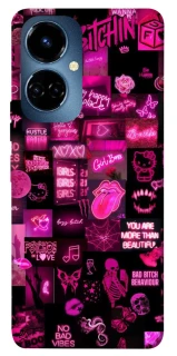 Чехол на TECNO Camon 19 Pro Hot collage ver.8 фото 1 из 1