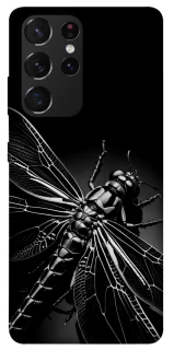 Чехол на Samsung Galaxy S21 Ultra Black dragonfly фото 1 из 1