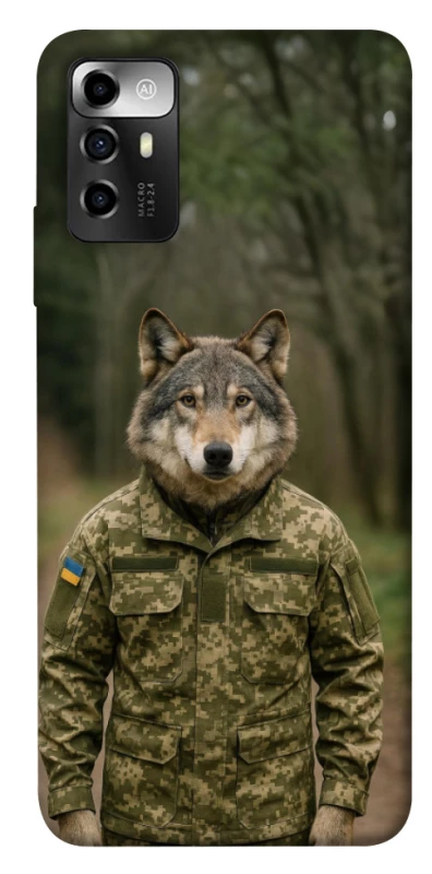 Чохол на ZTE Blade A72 Вовк захисник фото 1 з 1