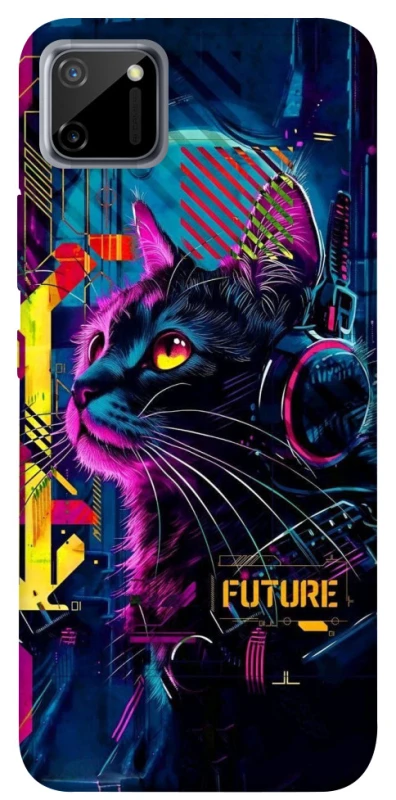 Чохол на Realme C11 Cyber Cat v2 фото 1 з 1