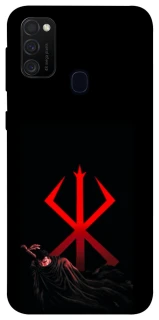 Чехол на Samsung Galaxy M30s / M21 Berserk Red Logo фото 1 из 1