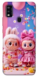 Чехол на ZTE Blade A51 Labubu twins ver.2 фото 1 из 1