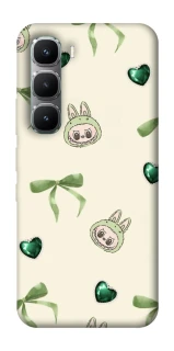 Чохол на Infinix Hot 60 Pro Labubu Green Heart фото 1 з 1