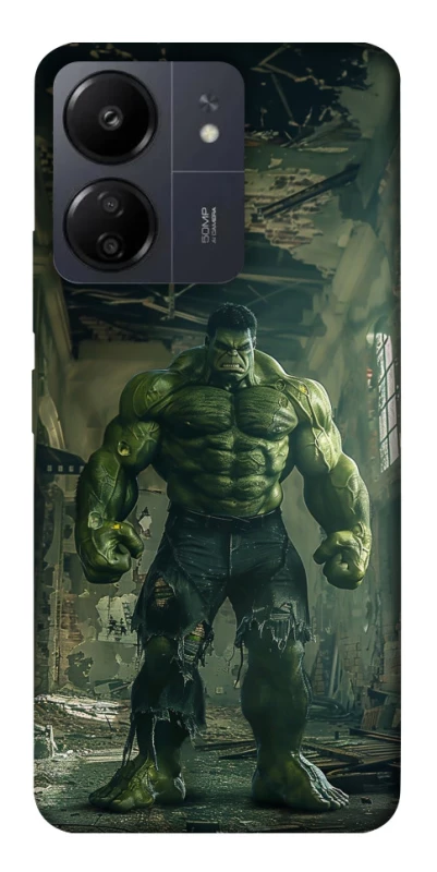 Чохол на Xiaomi Poco C65 Angry Hulk фото 1 з 1