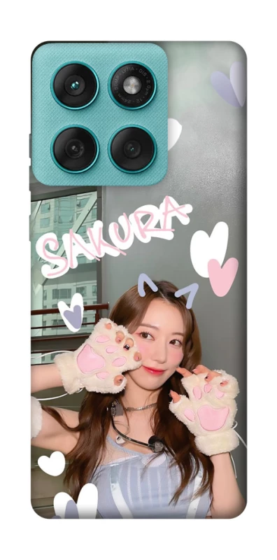 Чохол на Motorola Edge 60 Fusion Sakura - LE SSERAFIM фото 1 з 1