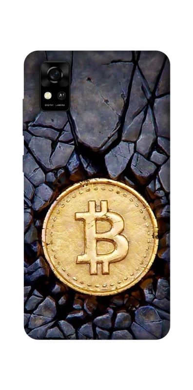 Чохол на ZTE Blade A31 Bitcoin cracks фото 1 з 1