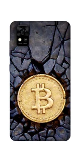 Чохол на ZTE Blade A31 Bitcoin cracks фото 1 з 1