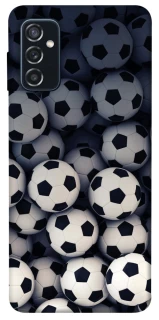 Чехол на Samsung Galaxy M52 Футбольные мячи фото 1 из 1