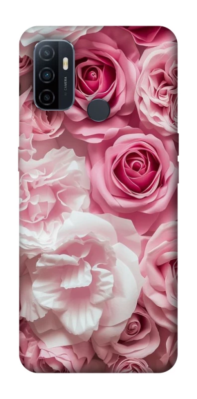 Чохол на Oppo A53 / A32 / A33 Рожеві Квіти фото 1 з 1