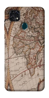 Чехол на ZTE Blade 20 Smart Карта путешествий фото 1 из 1