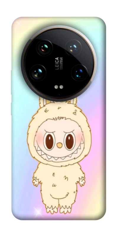 Чохол на Xiaomi 14 Ultra Fluffy Rainbow Labubu фото 1 з 1