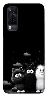 Чохол на Vivo Y31 Three Cats фото 1 з 1