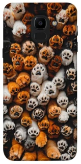 Чехол на Samsung J600F Galaxy J6 (2018) Сat paws фото 1 из 1