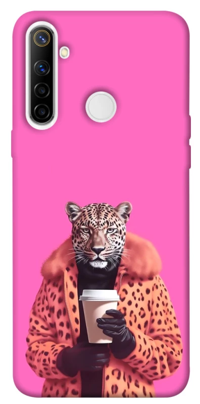 Чохол на Realme 6i Леопард з кавою фото 1 з 1
