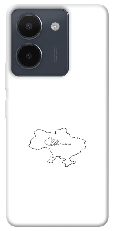 Чохол на Vivo Y36 Ukraine map фото 1 з 1