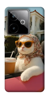 Чехол на Realme GT 7T Stylish Cat Cruise фото 1 Чехол на Realme GT 7T Stylish Cat Cruise фото 1 из 1