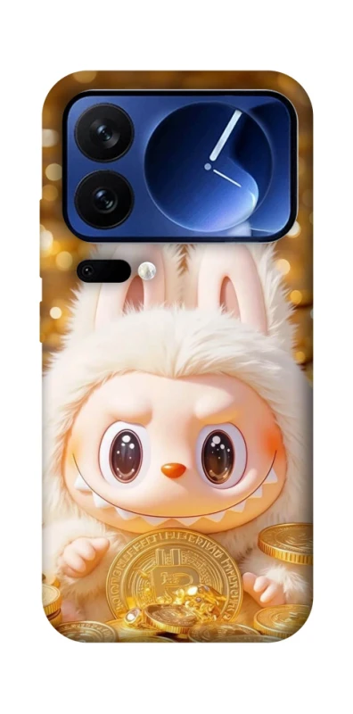 Чохол на Xiaomi Poco F7 Ultra Bitcoin Labubu фото 1 з 1