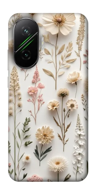 Чехол на Xiaomi Poco F7 Floral design ver.1 фото 1 из 1
