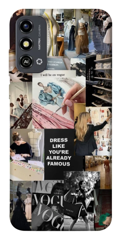 Чохол на ZTE Blade A53 Fashion collage ver.11 фото 1 з 1
