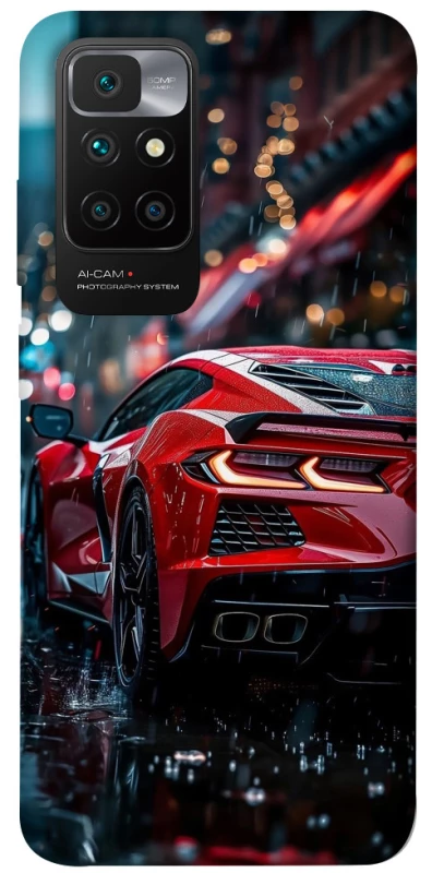 Чехол на Xiaomi Redmi 10 Red sports car фото 1 из 1