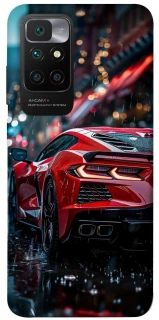Чехол на Xiaomi Redmi 10 Red sports car фото 1 из 1