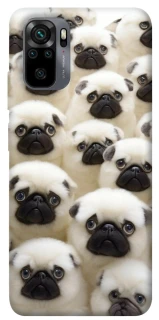 Чехол на Xiaomi Redmi Note 10 / Note 10s Doggy Pug Love фото 1 из 1