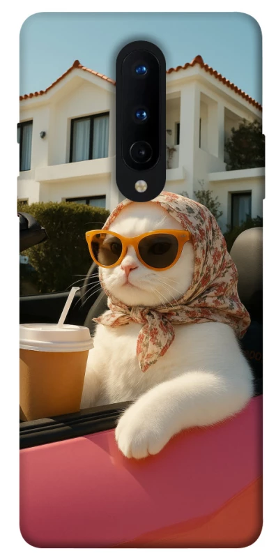 Чохол на OnePlus 8 Stylish Cat Cruise фото 1 з 1