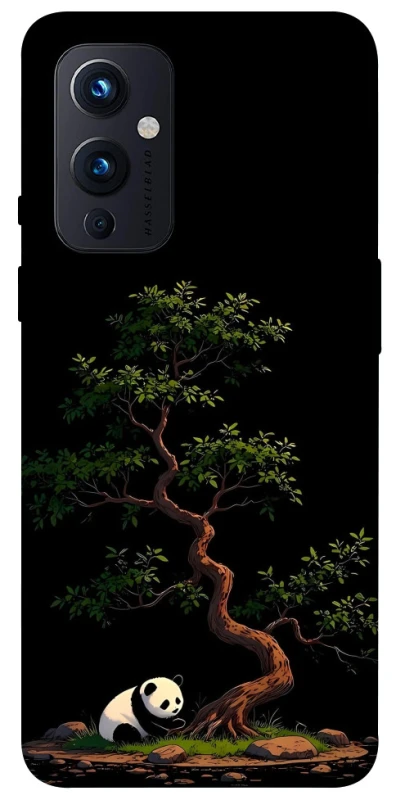 Чохол на OnePlus 9 Panda and tree фото 1 з 1