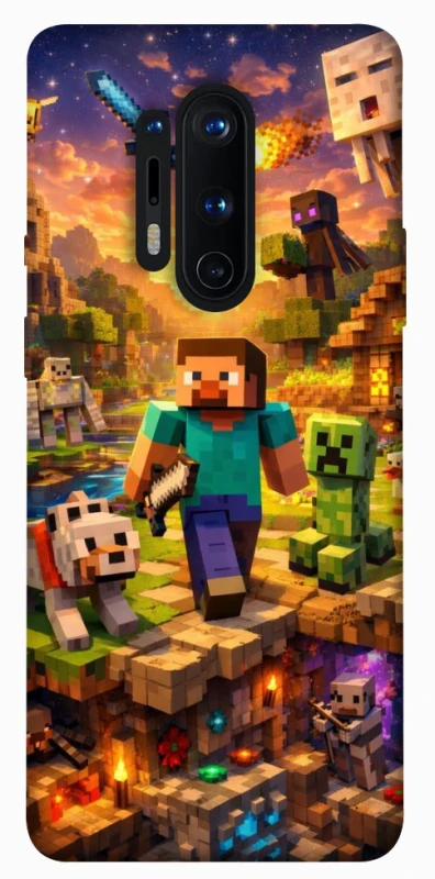 Чохол на OnePlus 8 Pro Minecraft v6 фото 1 з 1