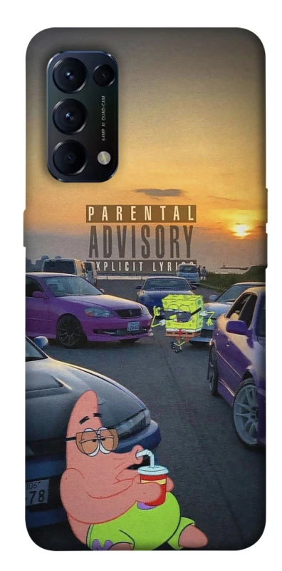 Чохол на Oppo Reno 5 4G Патрік на перегонах фото 1 з 1