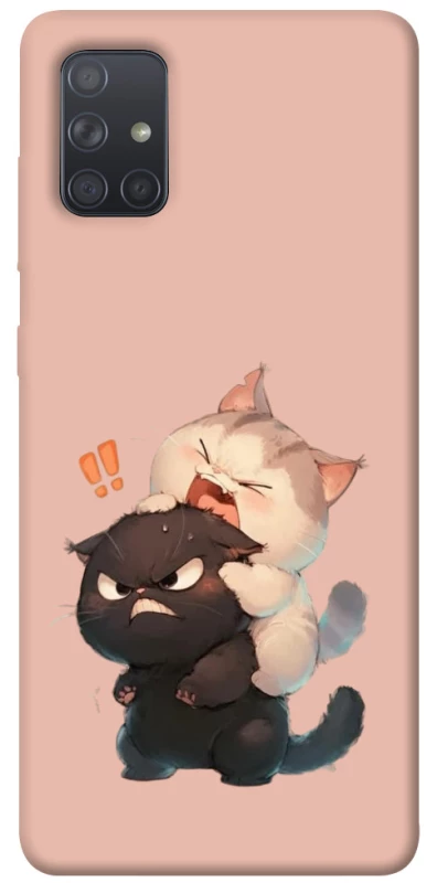 Чехол на Samsung Galaxy A71 Сat and cat фото 1 Чехол на Samsung Galaxy A71 Сat and cat фото 1 из 1