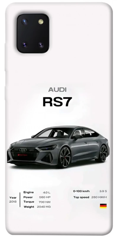 Чехол на Samsung Galaxy Note 10 Lite (A81) Audi RS7 фото 1 из 1