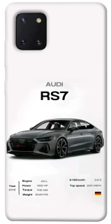 Чехол на Samsung Galaxy Note 10 Lite (A81) Audi RS7 фото 1 из 1