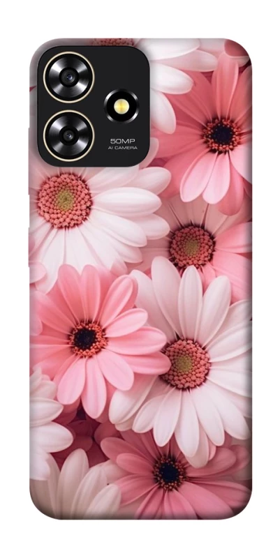 Чехол на ZTE Blade A73 4G Розовые цветы v2 фото 1 из 1