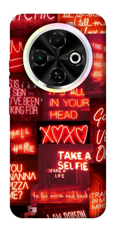 Чохол на TECNO Spark 30C Love collage ver.7 фото 1 з 1